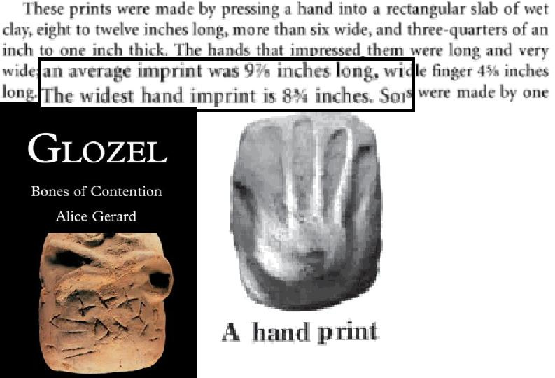 Glozel-handprints