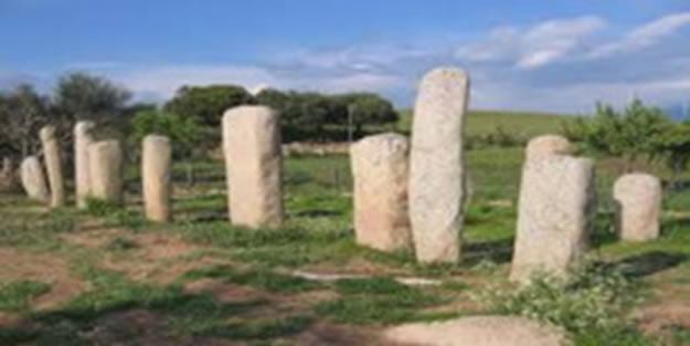 stone pillars