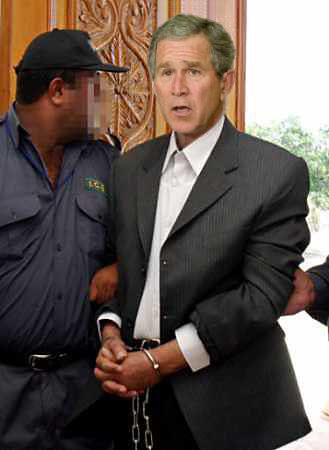 Zwitserland vaardigt arrestatiebevel uit tegen George W. Bush