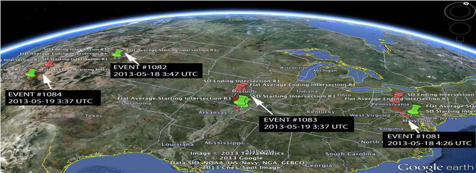 Four FIREBALLS seen over USA in the last 24 hours!