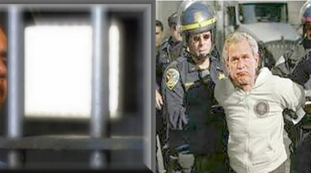 Wereldwijde arrestatiebevelen voor Obama en George W Bush
