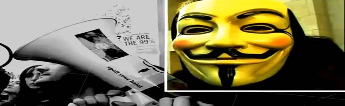 Anonymous “maak de massa wakker”