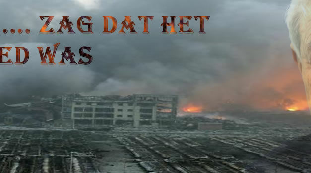Tianjin, spontane explosie of aanslag?